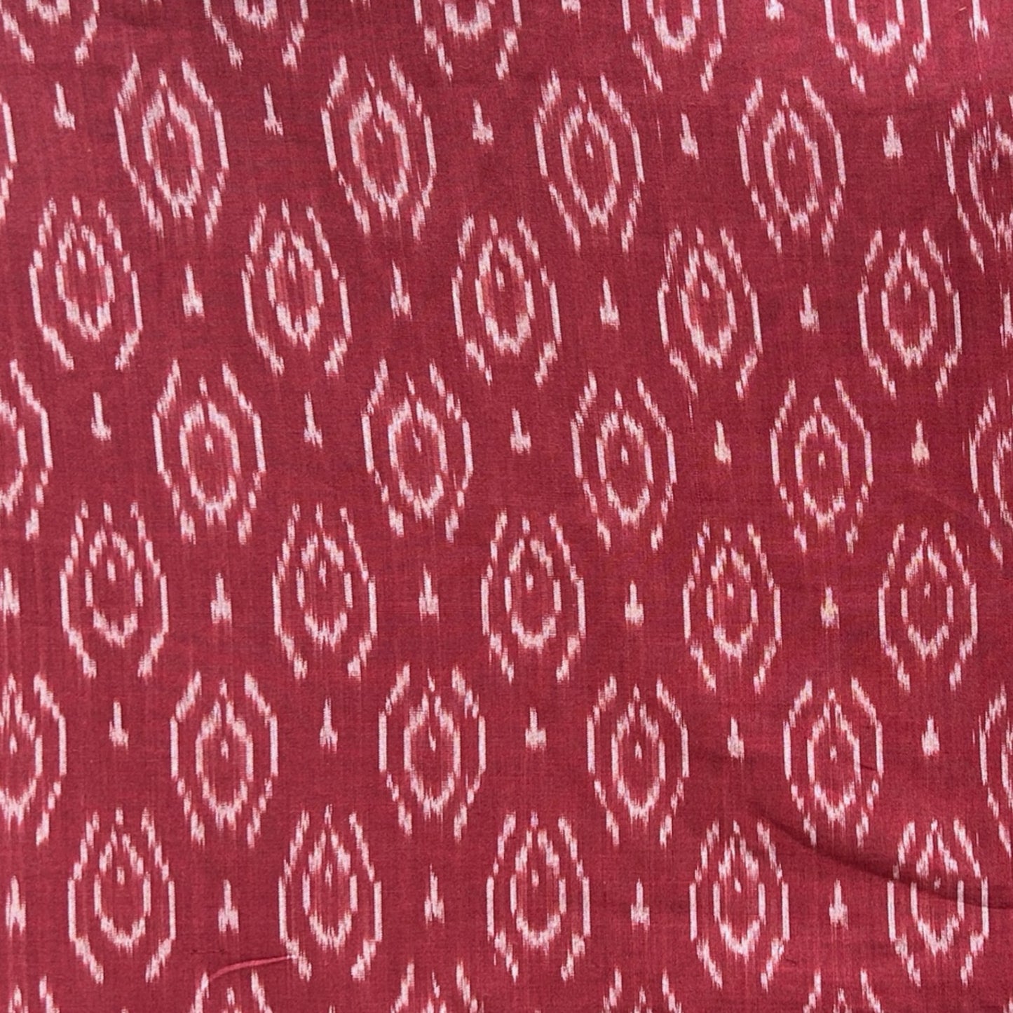 Cotton Mercerised Brown Purple With White Woven Fabric