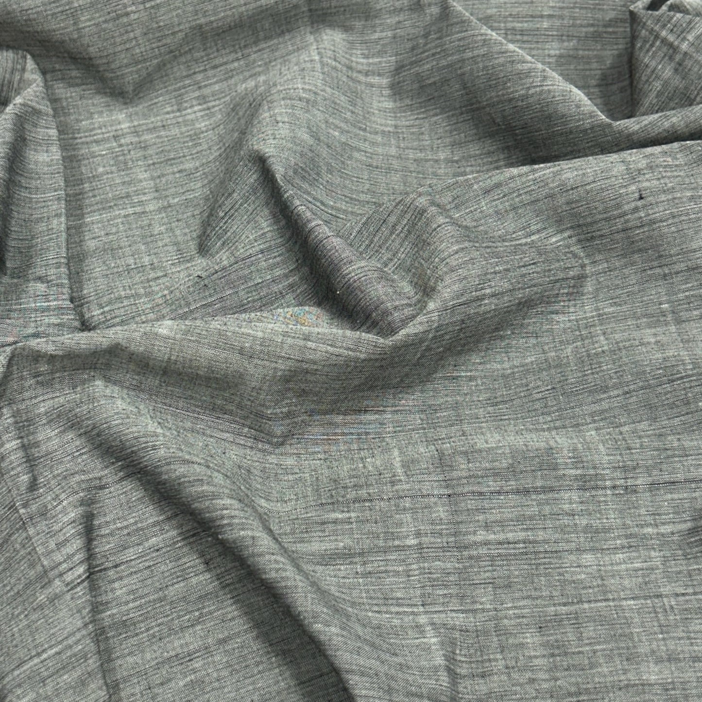 Mangalgiri Light Grey Handloom Cotton Fabric