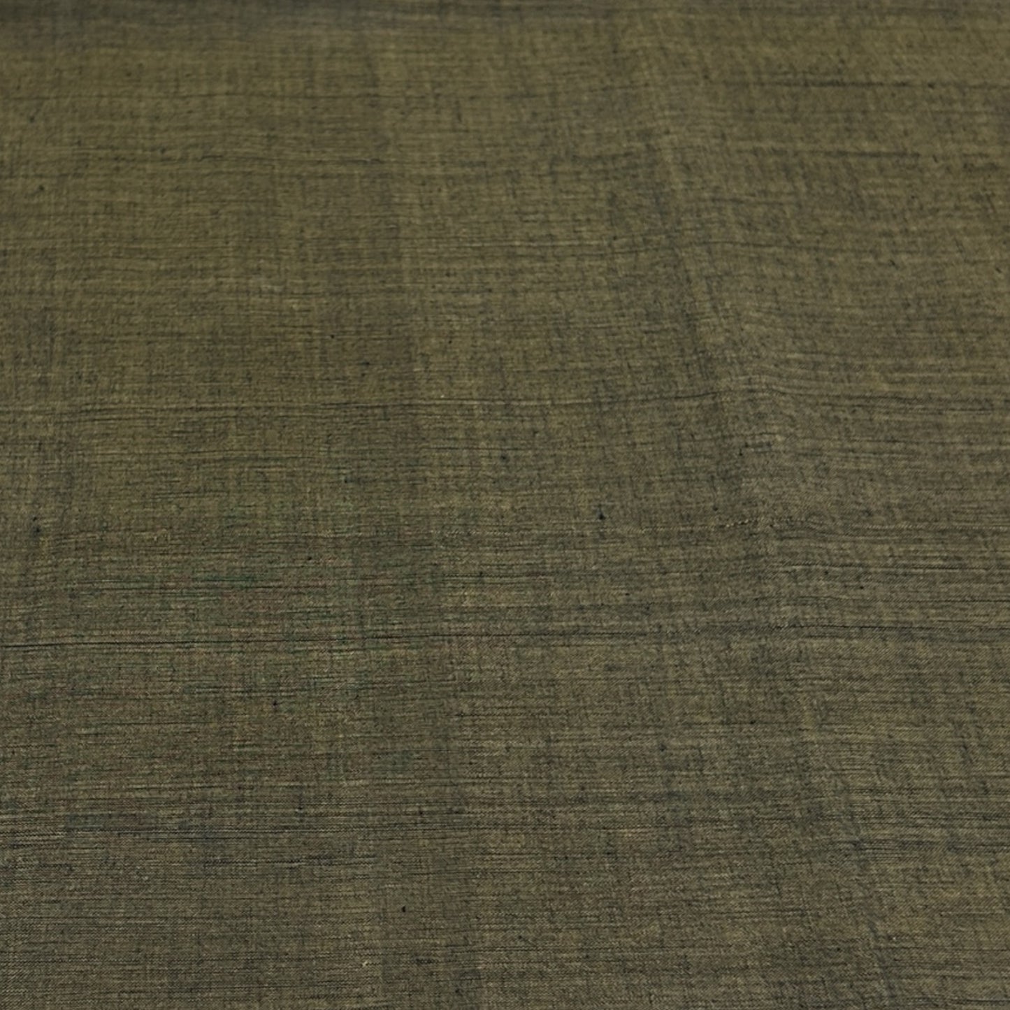 Mangalgiri Olive Green Handloom Cotton Fabric