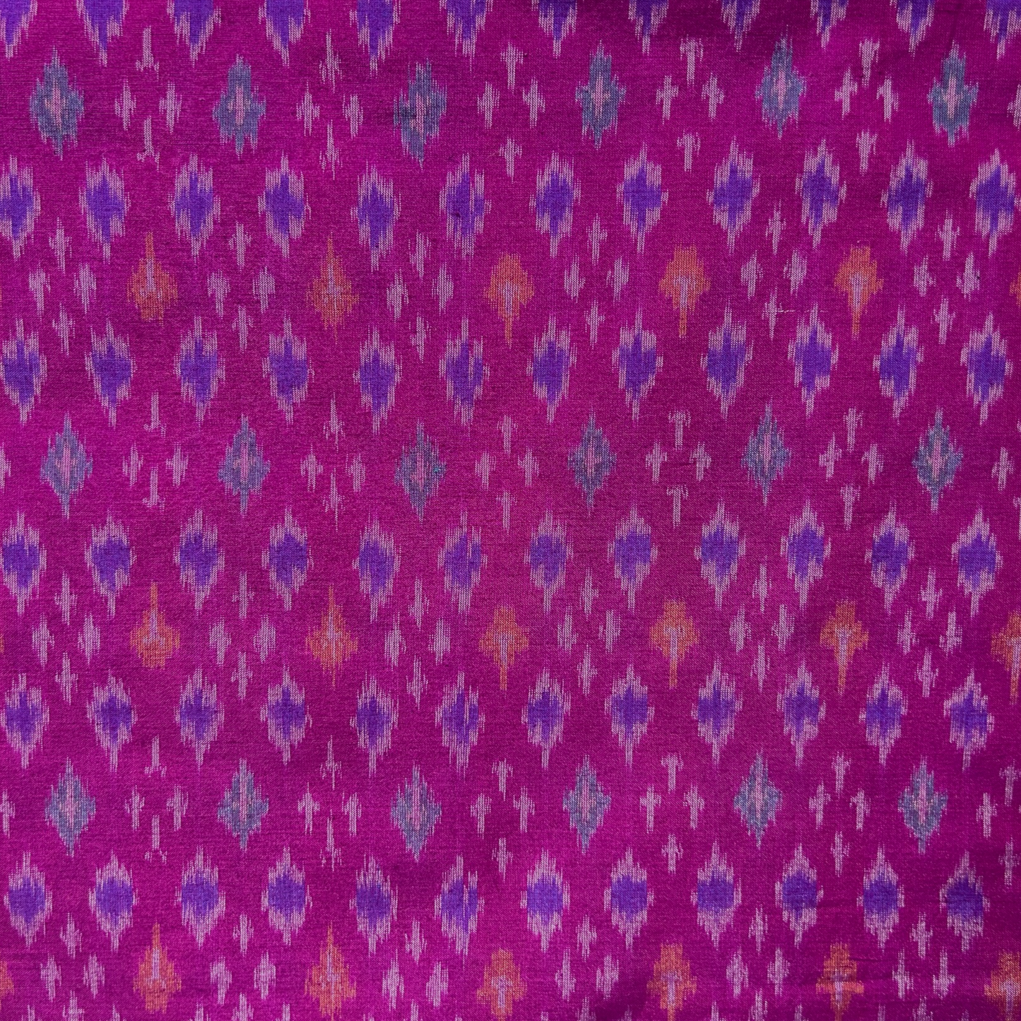 Sico Ikkat Purple Handloom Fabric