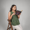 Green Dabu Geometric Hand Block Printed Tunic