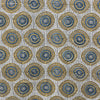 Ajrakh Cream Geometric Hand Block Printed Fabric