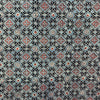 Ajrakh Black Floral Hand Block Printed Fabric