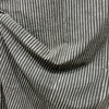 Dabu Grey Stipes Hand Block Printed Fabric
