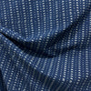 Dabu Blue Line Motif Hand Block Printed Fabric