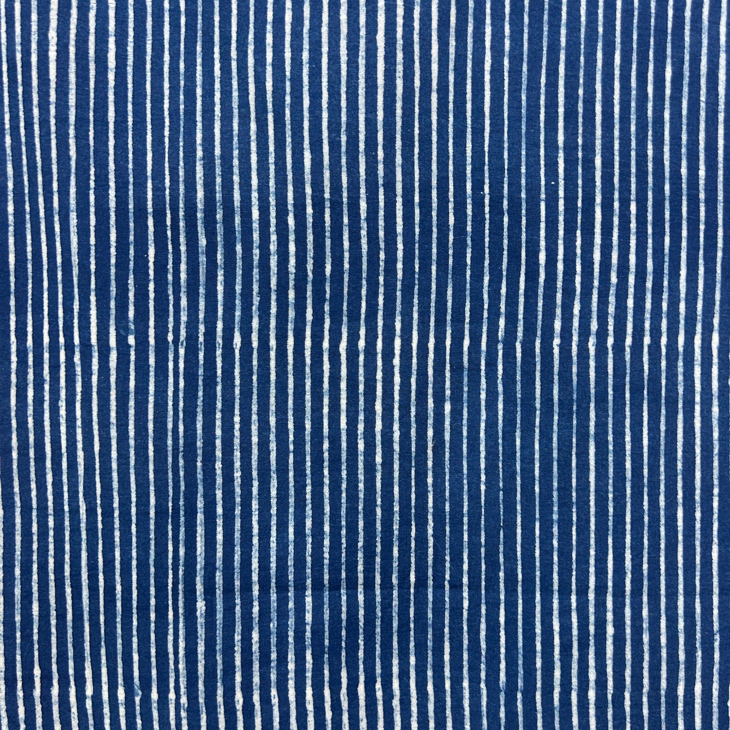 Dabu Blue Lining Hand Block Printed Fabric