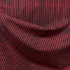 Dabu Red Line Motif Hand Block Printed Fabric
