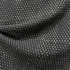 Dabu Brown Rain Drop Slub Cotton Hand Block Printed Fabric