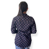 Black Ajrakh Floral Shirt