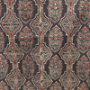Ajrakh Brown Floral Hand Block Printed Fabric
