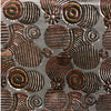 Dabu Grey Geometric Hand Block Printed Fabric
