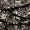 Dabu Brown Floral Hand Block Printed Fabric