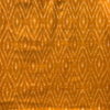 Cotton Mercerised Ikkat Yellow With White Woven Fabric