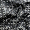Cotton Mercerised Black With White Woven Fabric