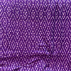 Cotton Mercerised Purple With White Woven Fabric
