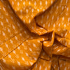 Cotton Mercerised Yellow With White Woven Fabric