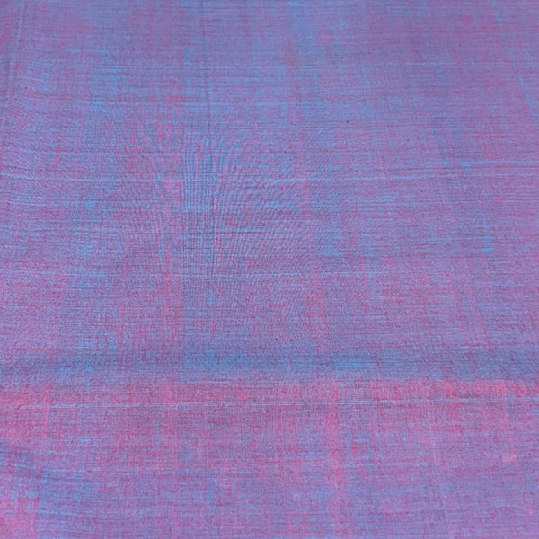 Mangalgiri Purple-Blue Handloom Cotton Fabric