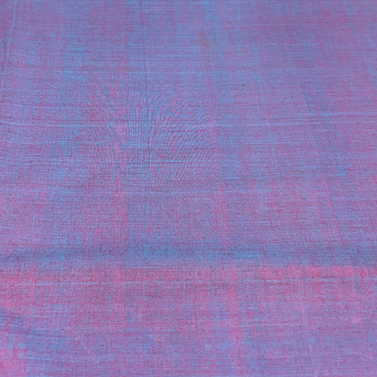 Mangalgiri Purple-Blue Handloom Cotton Fabric