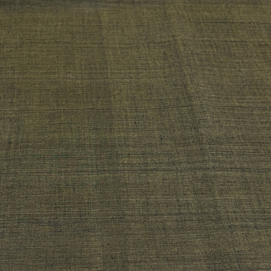 Mangalgiri Olive Green Handloom Cotton Fabric