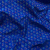 Sico Ikkat Blue Handloom Fabric