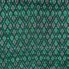 Sico Ikkat Dark Green Handloom Fabric