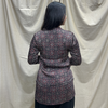Ajrakh Brown Geometric Modal Silk Short Kurti