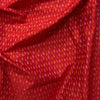 Sico Ikkat Red Handloom Fabric