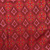 Sico Ikkat Red Handloom Fabric