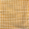 Mangalgiri Orange Checks Handloom Cotton Fabric