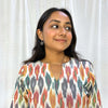 Ikkat Multicolour Long Kurti
