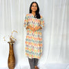 Ikkat Multicolour Long Kurti