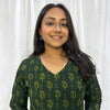 Dabu Green Mango Long Kurti