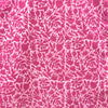 Dabu Pink Floral Hand Block Printed Fabric