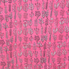 Dabu Pink Floral Hand Block Printed Fabric