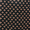 Vegetable Black Floral Hand Block Printed Fabric