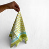 Green Hand Block Printed Bandana