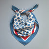 Blue Hand Block Printed Bandana