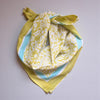 Green Hand Block Printed Bandana