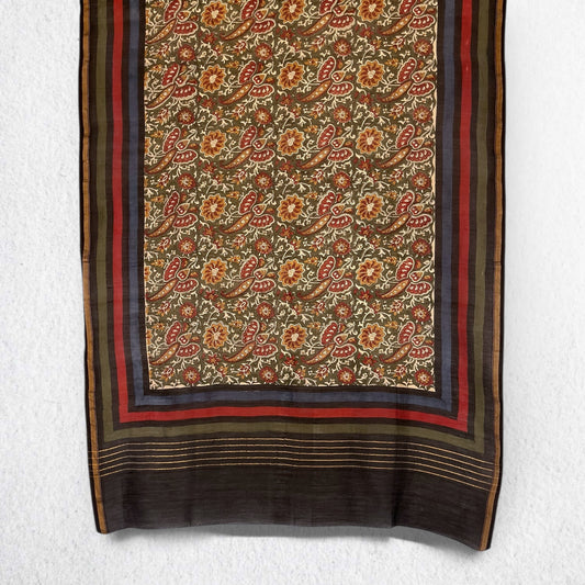 Bagru Hand Block Printed Chanderi Dupatta
