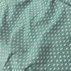 Dabu Green Fadat Slub Cotton Hand Block Printed Fabric