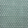 Dabu Green Floral Slub Cotton Hand Block Printed Fabric