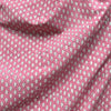 Dabu Pink Fadat Slub Cotton Hand Block Printed Fabric