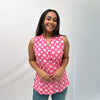 Dabu Pink Polka Dot Hand Block Printed Tunic