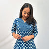 Dabu Blue Hand Block Printed Tunic