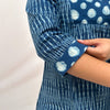 Dabu Blue Hand Block Printed Tunic