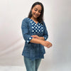 Dabu Blue Hand Block Printed Tunic