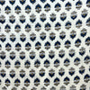 Modal Silk Ajrakh Cream Floral Hand Block Printed Fabric
