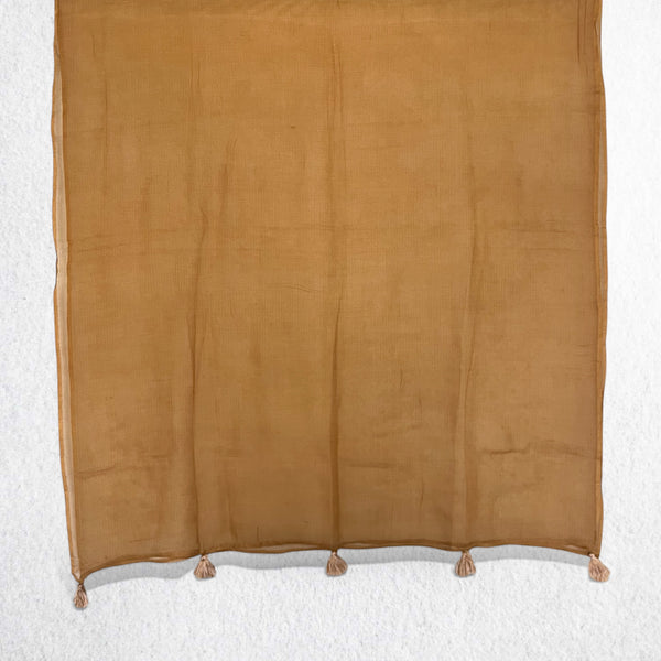 Beige Mul Cotton Kota Doria Dupatta