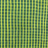 Dabu Green Geometric Hand Block Printed Fabric