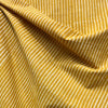 Dabu Yellow Stripes Hand Block Printed Fabric